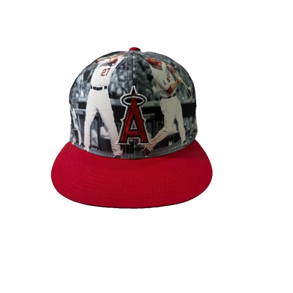 Los Angeles Angels Mike Trout #27 Photo Collage Hat SGA Sixth Man Promotions